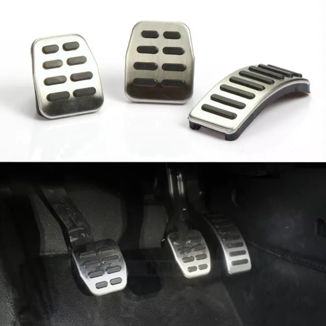 Stainless Steel Manual Pedals Seat Ibiza Leon Toledo Skoda Fabia Octavia - UK