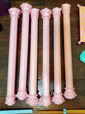 Disney Princess Ultimate Dream Castle Replacement Parts, Pillars, Rails, Cones 3