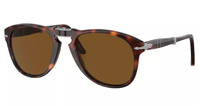 Persol Gafas de Sol Po0714 24/57 54-21 Havana Marrón Polarizado