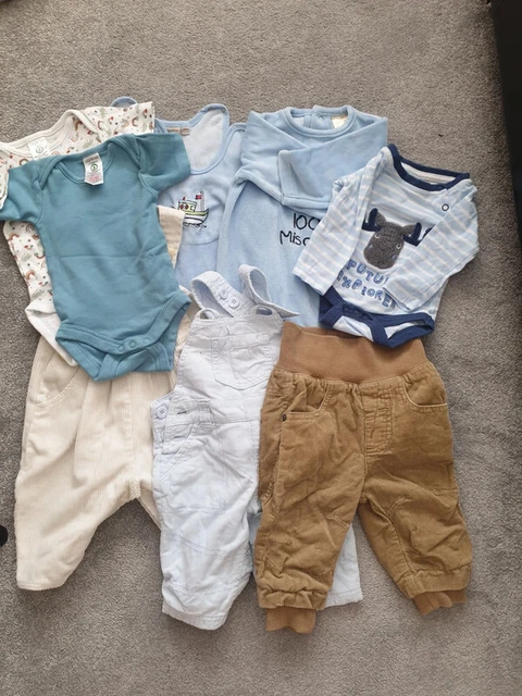 Baby boy clothes clothing bundle 1-3 months used good condition