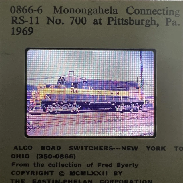 0866-6 Mosongahela Connecting RS-11 No. 700 at Pittsburgh, Pa. 1969