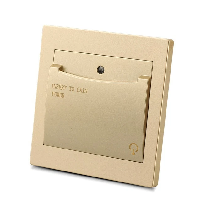 40A Power Card Interruptor Retardo Función de Apagado Eléctrico Negocios Interior