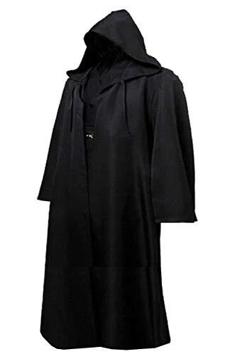 Men & Kids Tunic Hooded Robe Cloak Knight Fancy Cool Cosplay Costume