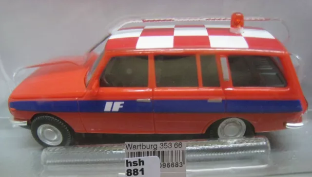 Herpa 096683 Wartburg 353 `66 Interflug (hsh881) TOP/OV