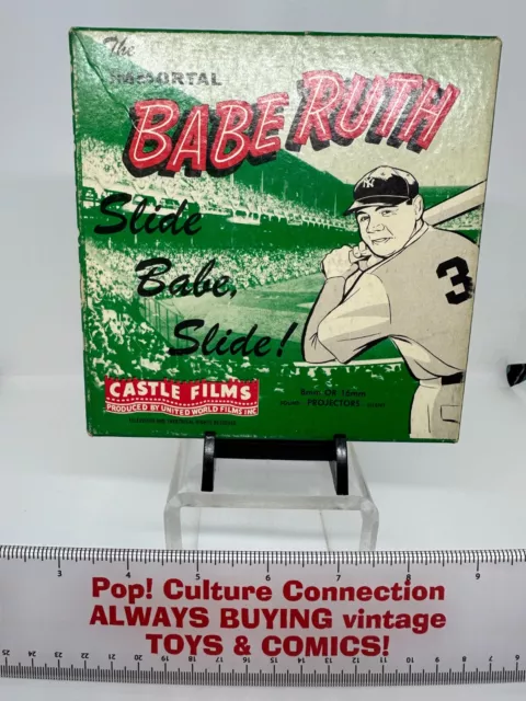 Vintage Castle Films The Immortal Babe Ruth 8mm Film In The Box Inv-0436