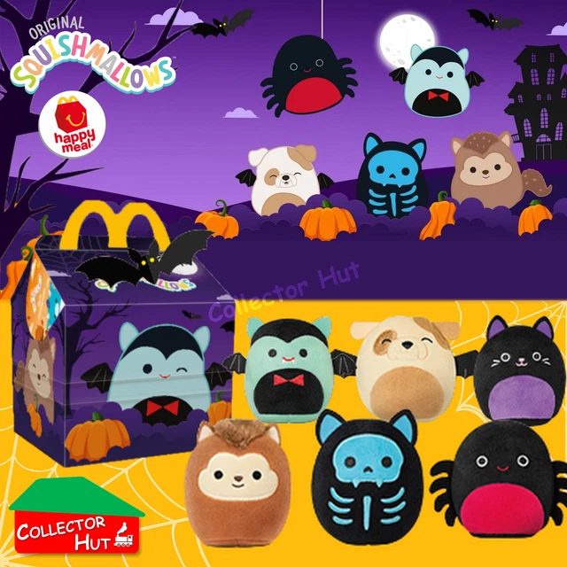 MCDONALD'S HAPPY MEAL 2023 Halloween Squishmallows Plush Toys 9.12