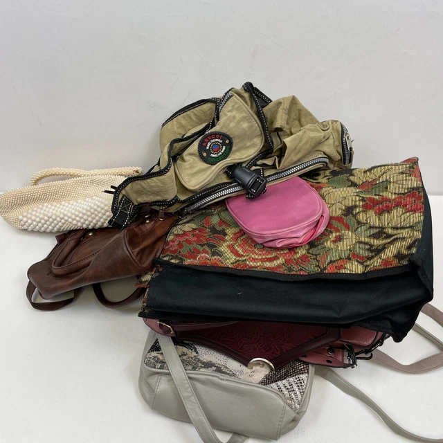 Joblot Of Handbags 10 Items Clutch Tote Purse Backpack Bundle Wholesale