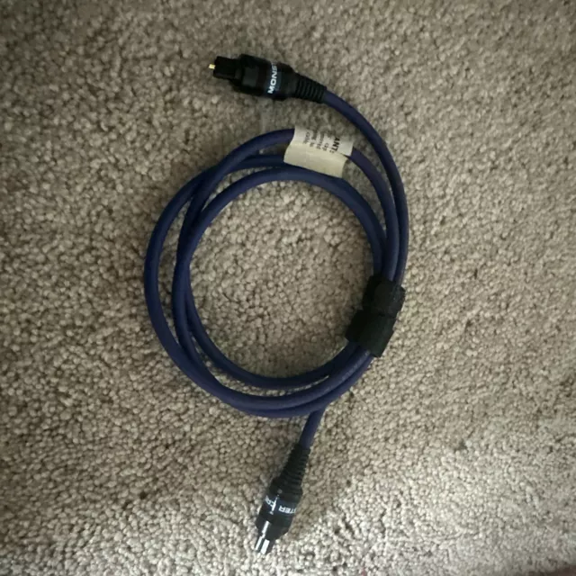 Monster Toslink Optical Digital Audio Sound S/PDIF Cable - Dolby DTS