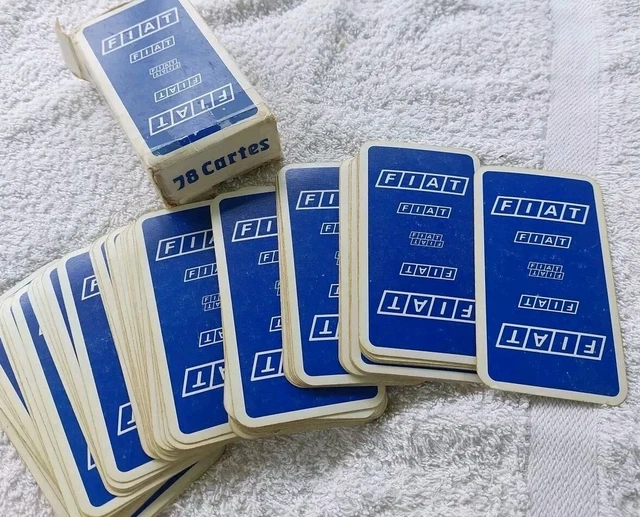 Jeu De 52 Cartes Publicitaire FIAT – Occasion, Thème Automobile