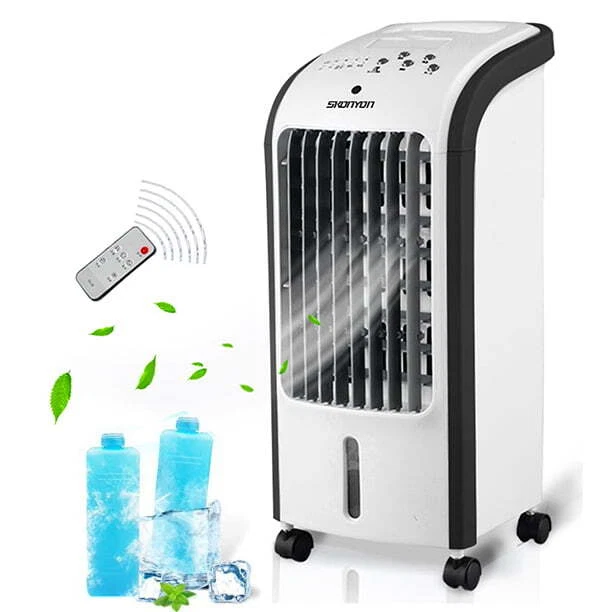 3-IN-1 Evaporative Portable Air Cooler Fan Humidifier W/ Remote Control 3 Speed