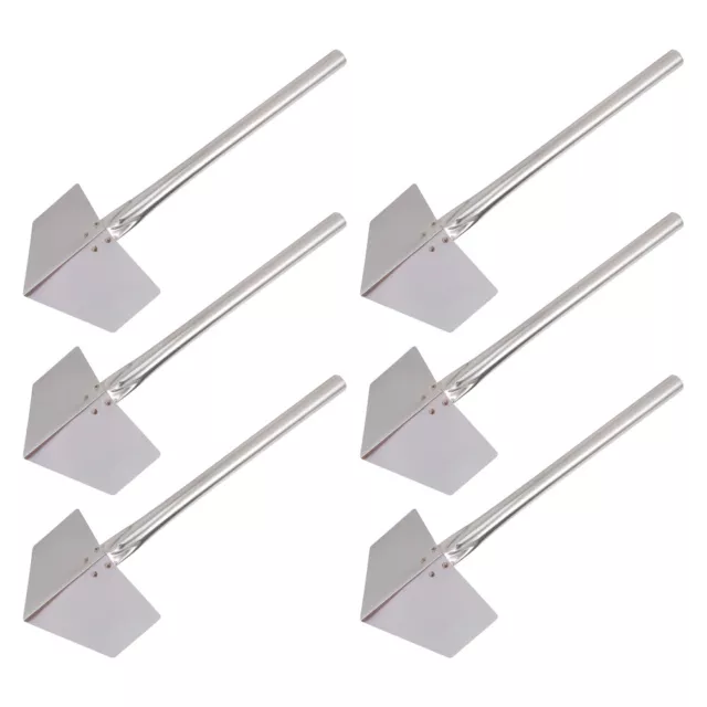 6PCS Durable Garden Metal Handle 90 Degree Drywall Inner Corner Trowel Shovels
