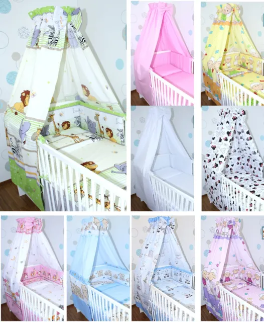 Himmel Vollstoff Chiffon für Baby Bett Chiffonhimmel Vollstoffhimmel.