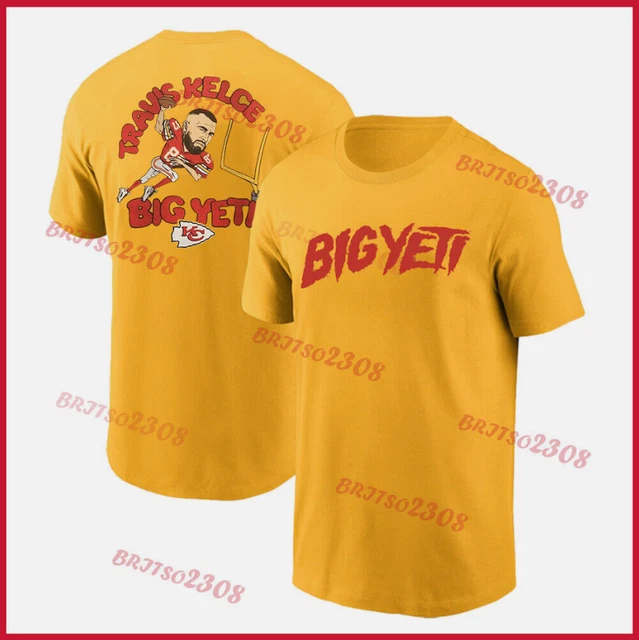 HOT NEW - Travis Kelce Big Yeti Kansas City Football Chiefs T-Shirt For