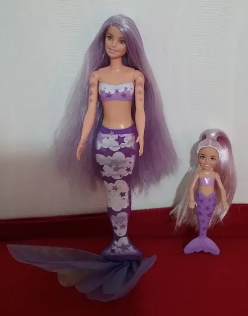 Poupée sirène Dreamtopia (cheveux violets) BARBIE