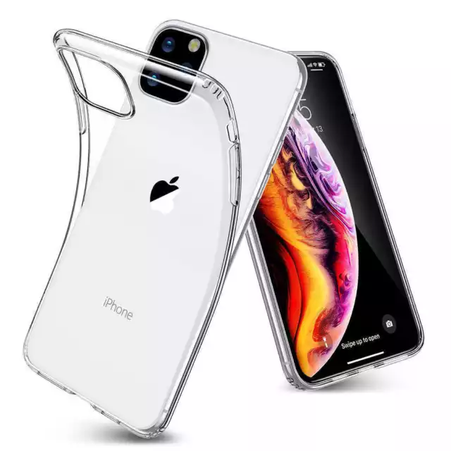 COVER CUSTODIA TRASPARENTE IN SILICONE TPU ULTRA SLIM per APPLE IPHONE 11