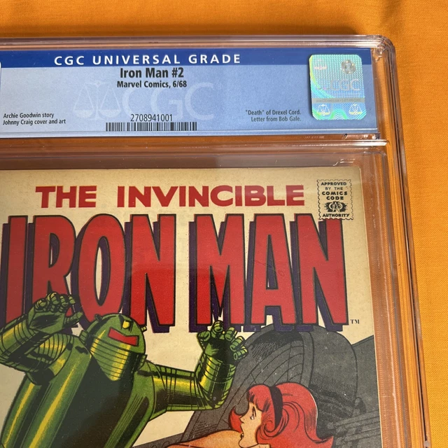 Invincible Iron Man 2 1968 CGC 9.0🔥🔥 3
