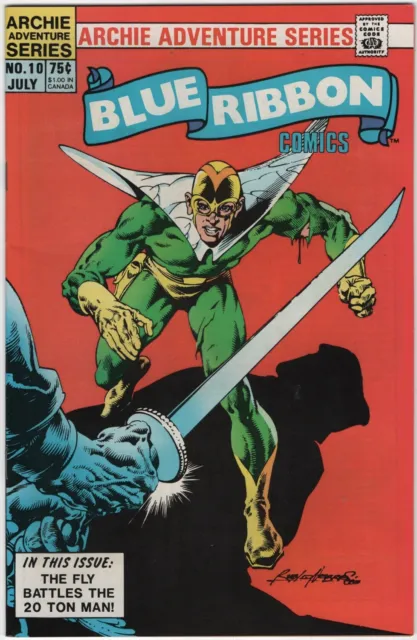 Blue Ribbon Comics Comic Book #10 Archie 1984 The Fly VERY FINE- NEW UNREAD