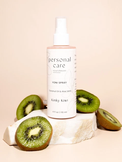 Desodorante en aerosol Sweetly Kiwi YONI - perfumado y comestible