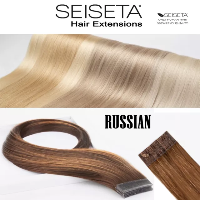 Hair Extension Cheratina SEISETA Russian Capelli Veri Russi 20 ciocche Remy