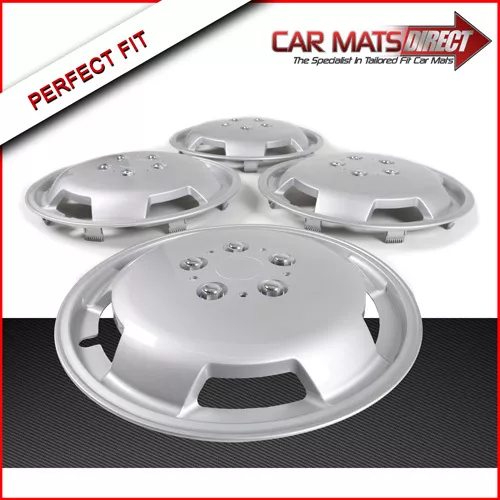 15" Silver Domed Wheel Trims To Fit Burstuer Mercedes Sprinter Chassis Motorhome 3