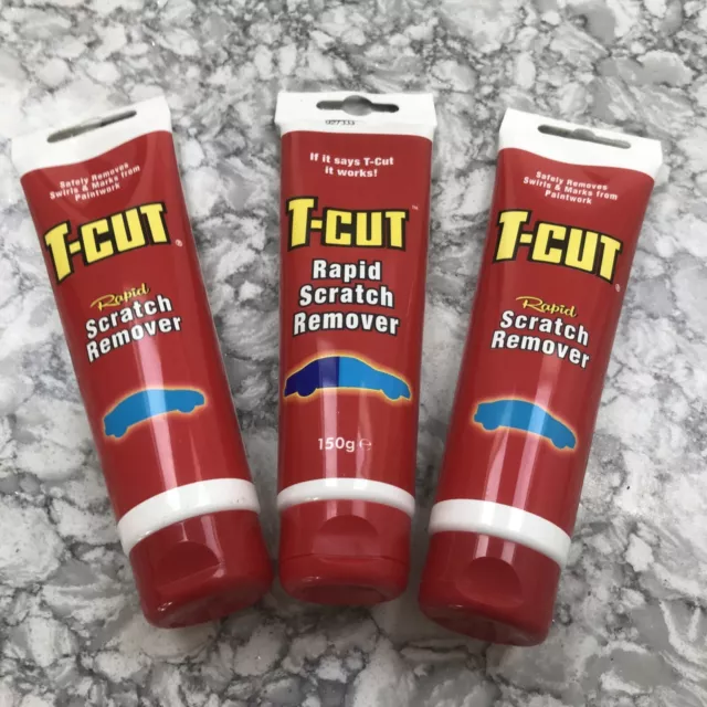 3 x T-Cut Rapid Scratch Remover 150g in each