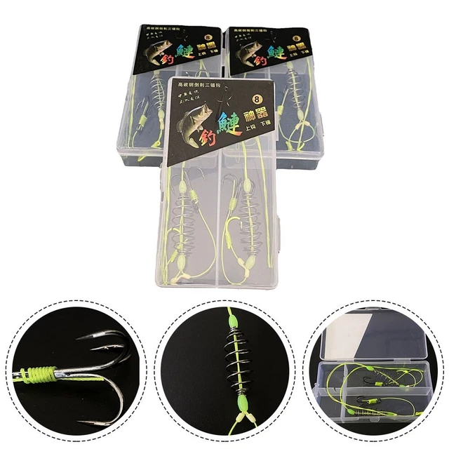 Brandneu Fischteiche für Stauseen Haken Angelfutter 14 cm 1 Box