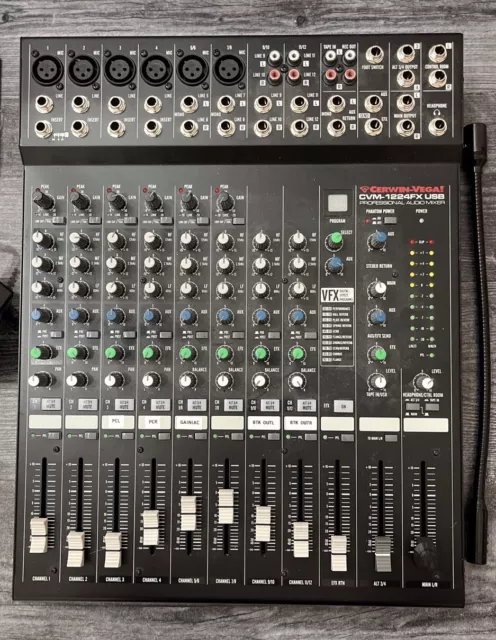 Cerwin Vega CVM-1224FXUSB 12 channel Mixer