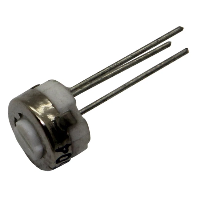 2x PT10LV10253A2020S Potentiometer – 25kΩ, 1-Drehung, Liegend, Kohlespur – Einbaupoti 10mm – Für THT-Montage