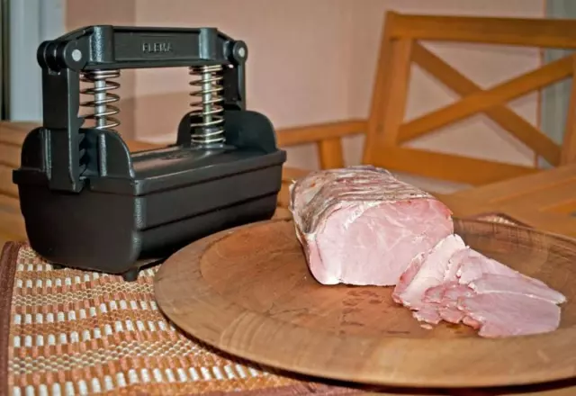 Ham Maker, Stainless Steel Meat Press Sandwich Maker Thermometer