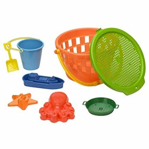 BEACH TOYS SET Sand Castle Beach Molds Toddler Toy Baby Beach Bucket