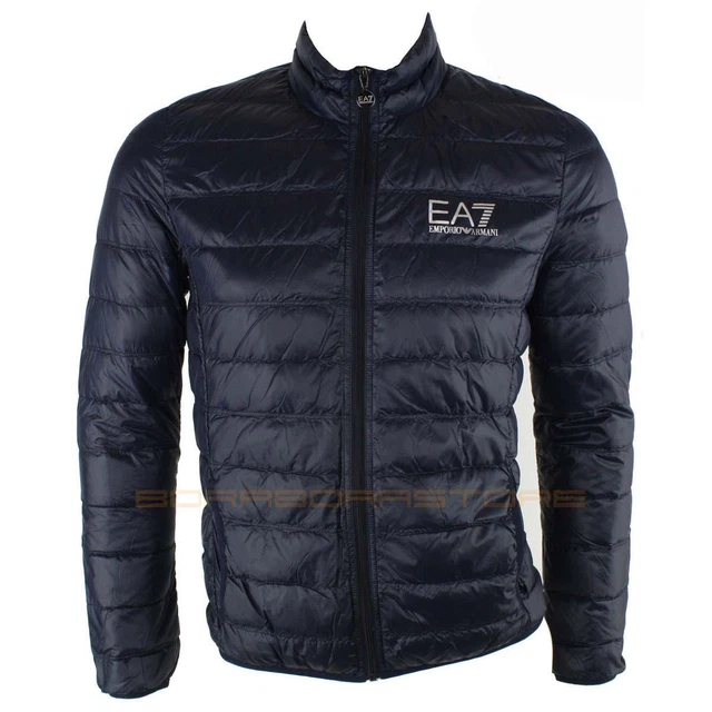 Emporio Armani EA7 Men's down jacket mod. 8NPB01 blue slim fit  Spring/summer