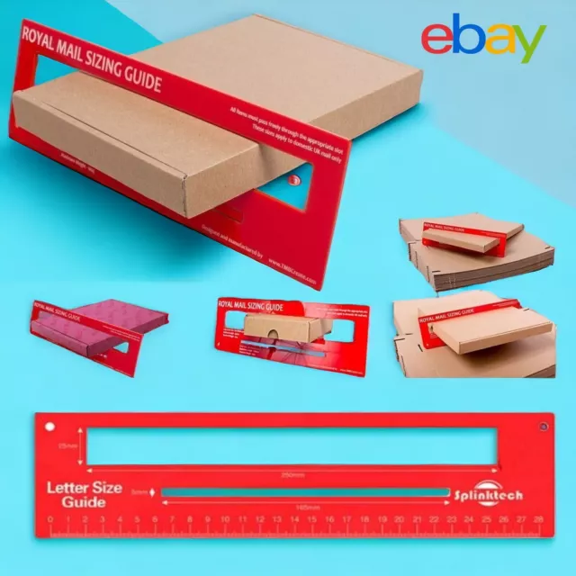 Royal Mail Postage  Letter Size Ruler PIP PPI Post Office Price Charge Guide