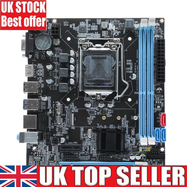 B75 PC MAIN Board 2X240pin DDR3 SDRAM Slot 16GB MicroATX Desktops