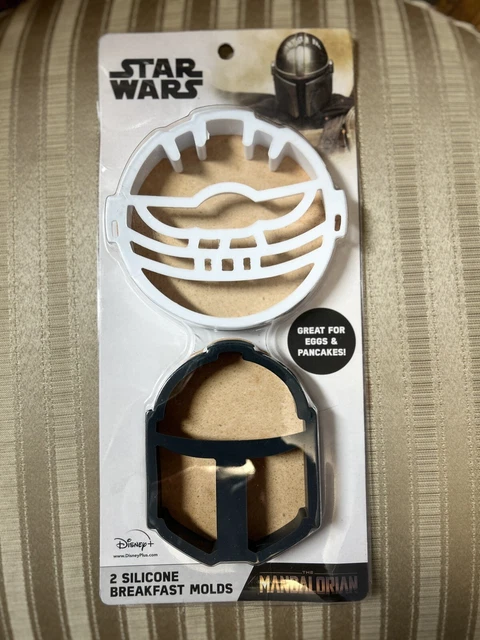 Moldes de silicona para desayuno de huevos y panqueques de Star Wars The Mandalorian 2