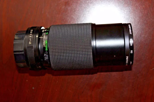 Vivitar 80-200mm f/4.5 MC Lens For Pentax KA Mount Cameras Macro Focusing Zoom