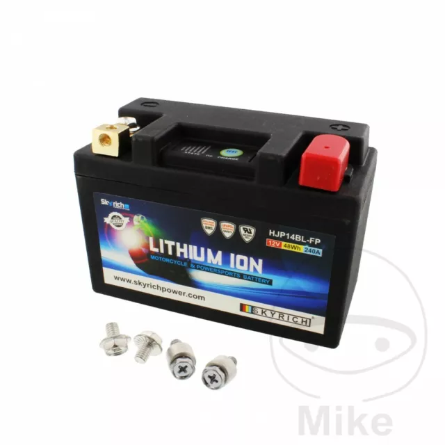 BATTERIA LITIO SKYRICH LTM14BL 4AH 240A YAMAHA 1200 V Max 1985-1998