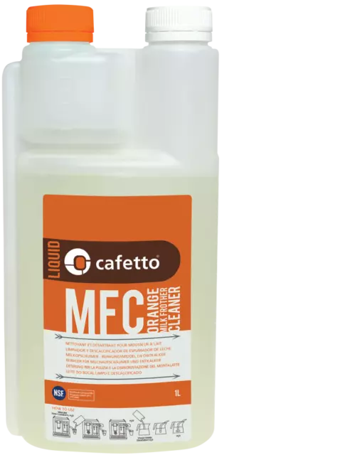 Jura Cafetto Mfc Milk Frother & Line Cleaner Orange 1L Coffee Barista Espresso