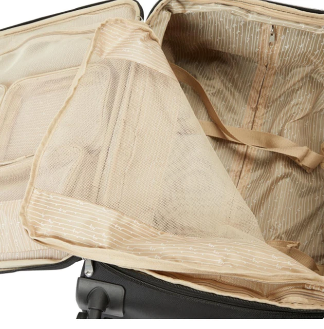Samantha Brown 26"  Upright Spinner Travel Luggage ~ Olive Geo Camo 3