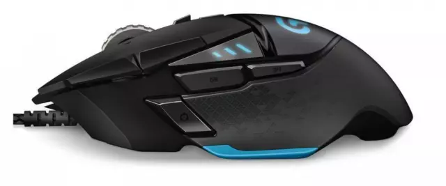 Logitech G502 Hero 16K Sensor RGB LED Tunable USB Optical Wired Gaming Mouse 2