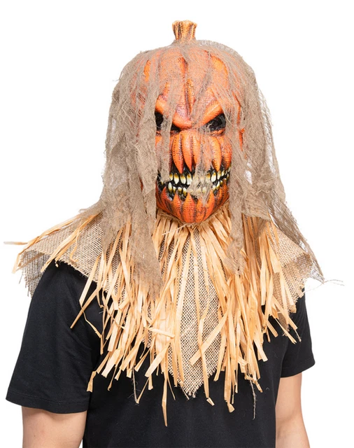 Épouvantail Masque Toile Jute Sac Halloween Complet Tête Collector The Strangers