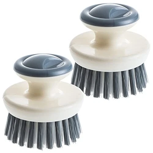 2pack Dish Brush Kitchen Scrubber For Cleaning Bowl Sink Pot Pan And Vegetable