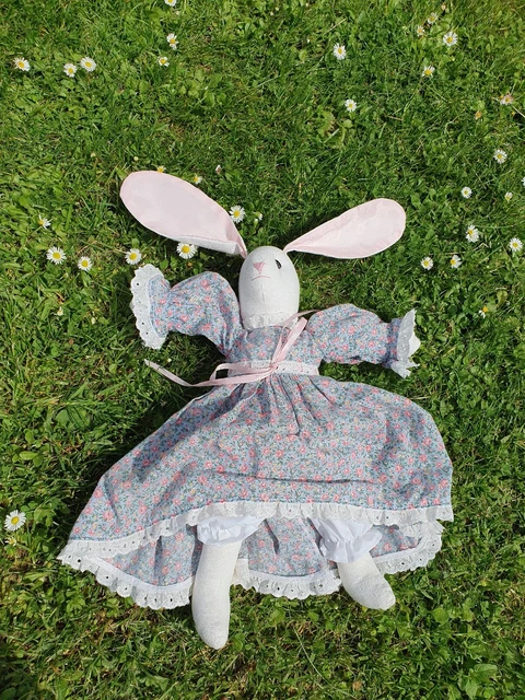 Hase Stoff Stoffpuppe Stoffhase Waldorf Tilda Art