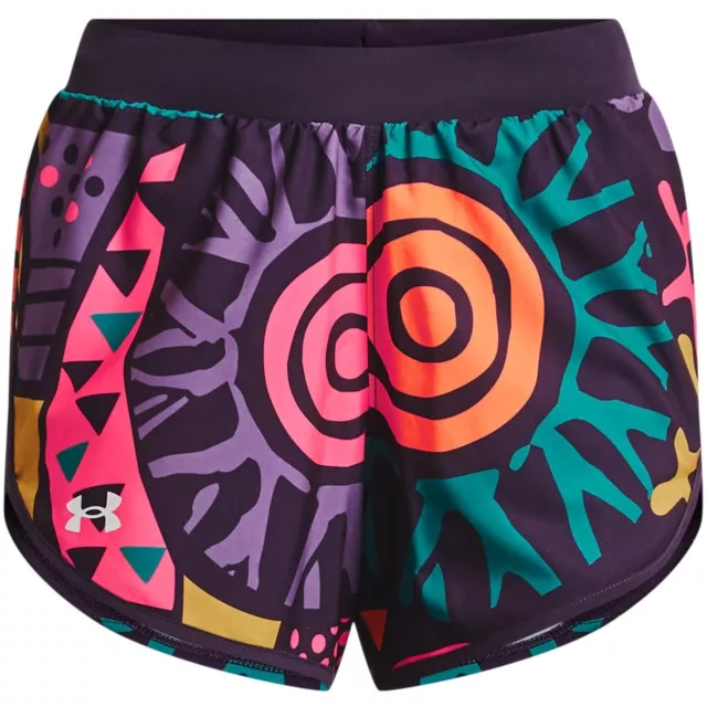 Under Armour Womens Run In Pce Short Sports Training Fitness Gym Performance