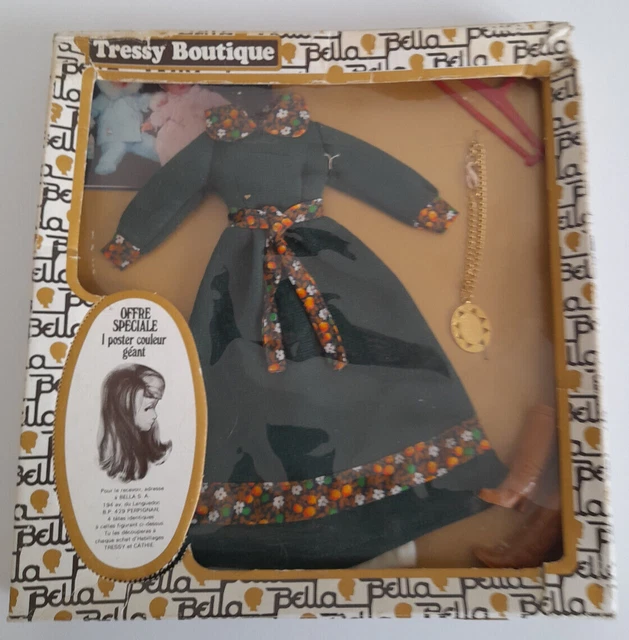 Tenue Champs-Élysées Pour Poupée Tressy Bella - Année 1965, Très Bon état