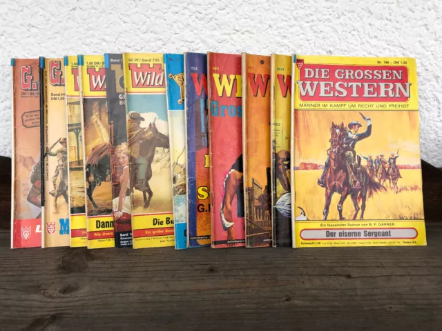 12 Wildwest Romane – Bastei und Kelterromane