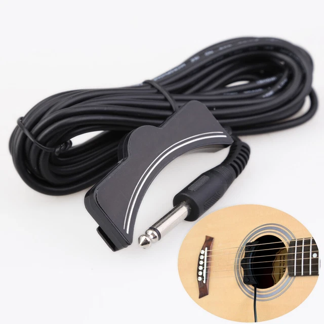 6.3mm Jack Acoustic Guitar Pickup Replacement 5M Cable Musical Instrument Parts