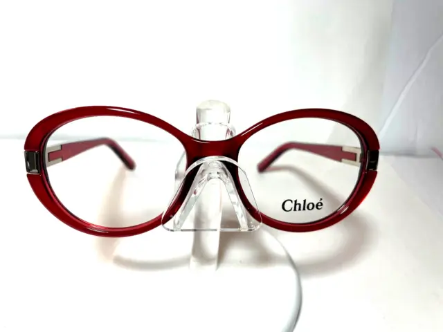New  Authentic Chloe Eyeglasses Frame 2656 Red 613