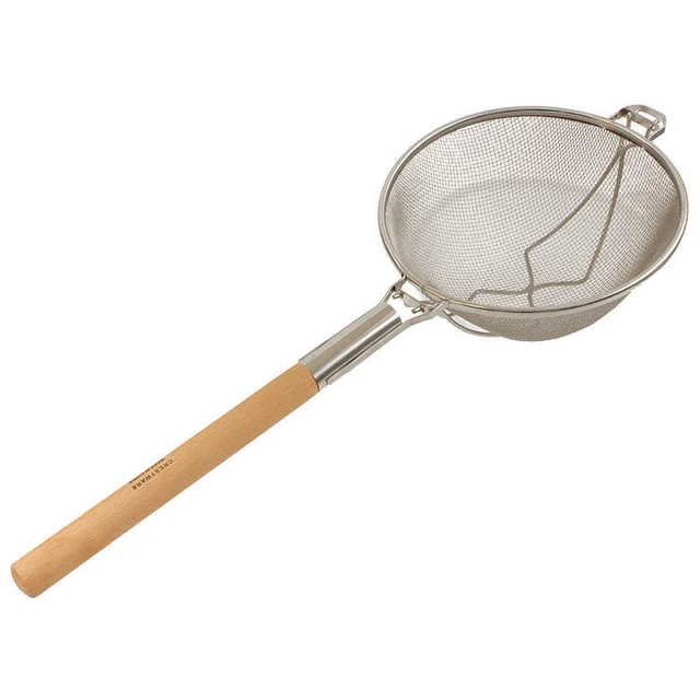 CRESTWARE WHSHD12 Mesh Strainer,12 in. W,Steel