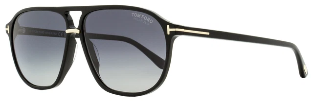 Tom Ford Navigator Sunglasses TF1026 Bruce 01D Black Gold