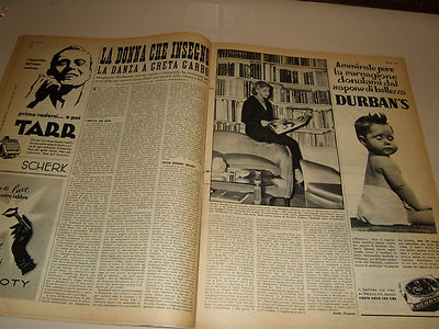 OGGI=1957/13=AURELIO LOLLI=MARGARETE WALLMANN=MIRCEA LAMBRINO=BURTON ABBOTT= 